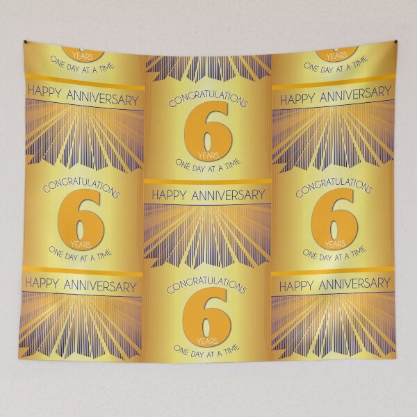 Item preview, 6 Year Golden Ray One Day At A Time Anniversary designed and sold by ApexDesigners.
