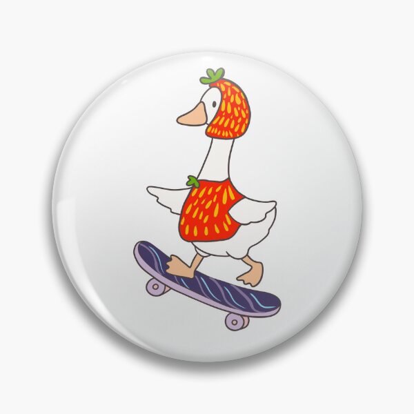 Item preview, Silly goose in strawberry costume designed and sold by BritishDelights.