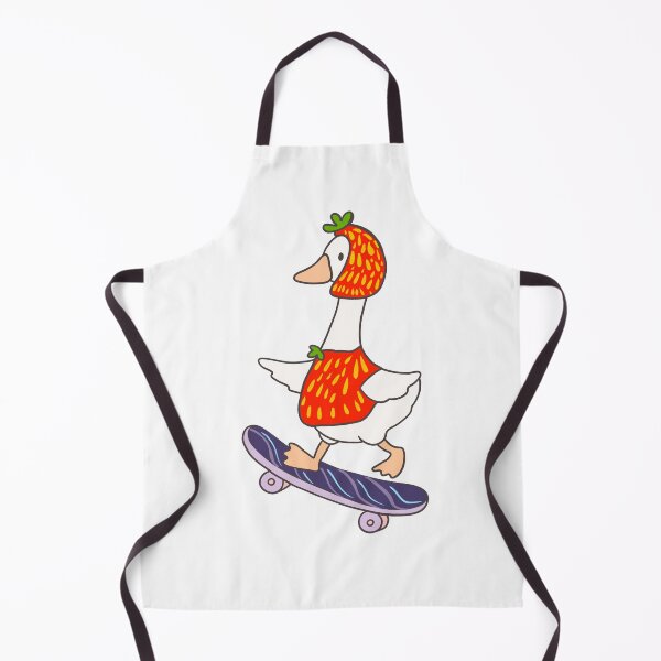 Item preview, Silly goose in strawberry costume designed and sold by BritishDelights.