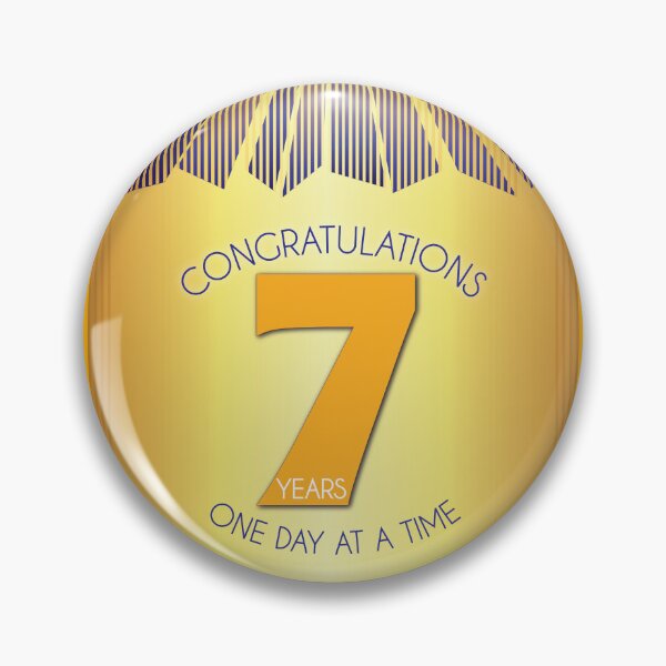 Item preview, 7 Year Golden Ray One Day At A Time Anniversary designed and sold by ApexDesigners.