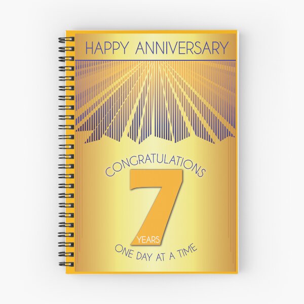Item preview, 7 Year Golden Ray One Day At A Time Anniversary designed and sold by ApexDesigners.