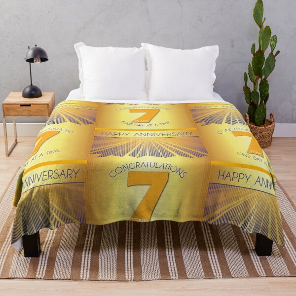 Item preview, 7 Year Golden Ray One Day At A Time Anniversary designed and sold by ApexDesigners.