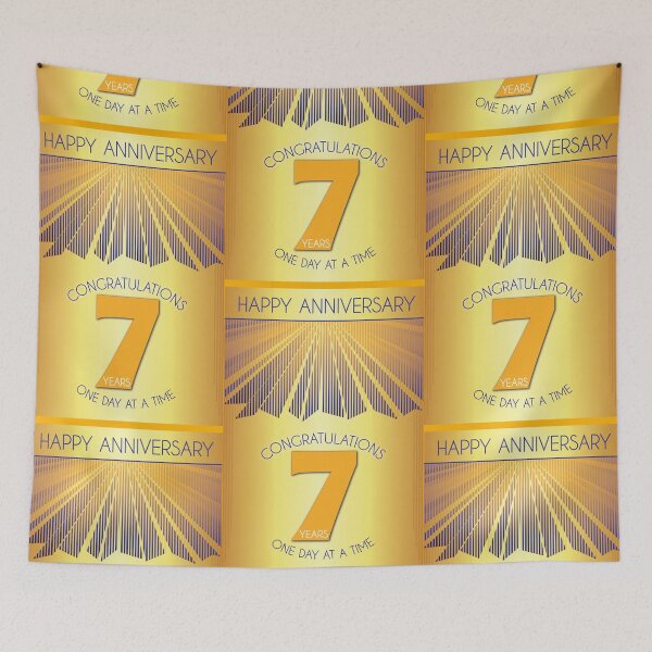 Item preview, 7 Year Golden Ray One Day At A Time Anniversary designed and sold by ApexDesigners.