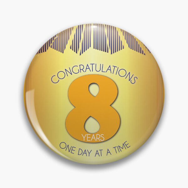Item preview, 8 Year Golden Ray One Day At A Time Anniversary designed and sold by ApexDesigners.