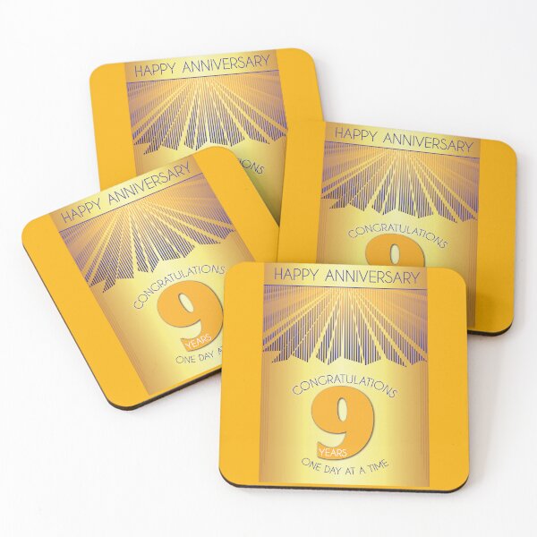 Item preview, 9 Year Golden Ray One Day At A Time Anniversary designed and sold by ApexDesigners.