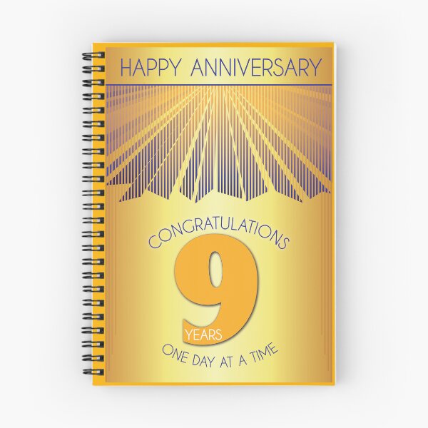 Item preview, 9 Year Golden Ray One Day At A Time Anniversary designed and sold by ApexDesigners.