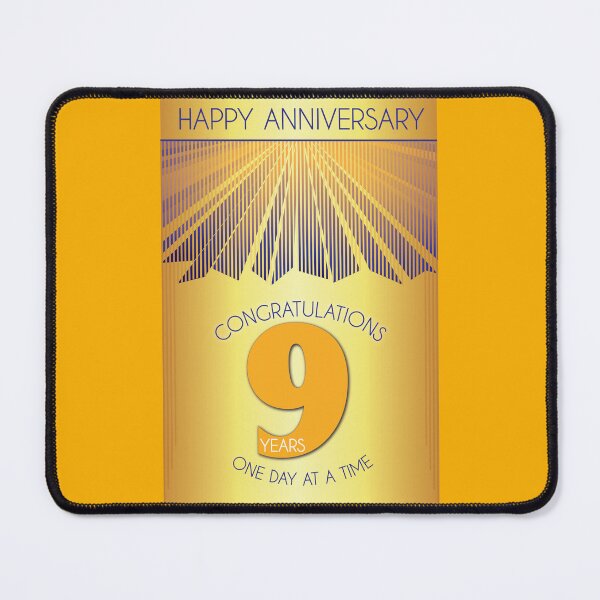 Item preview, 9 Year Golden Ray One Day At A Time Anniversary designed and sold by ApexDesigners.