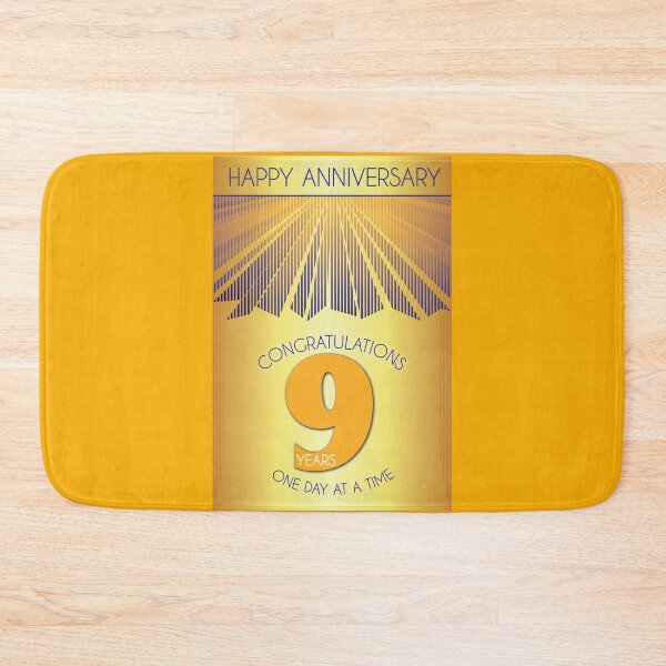 Item preview, 9 Year Golden Ray One Day At A Time Anniversary designed and sold by ApexDesigners.