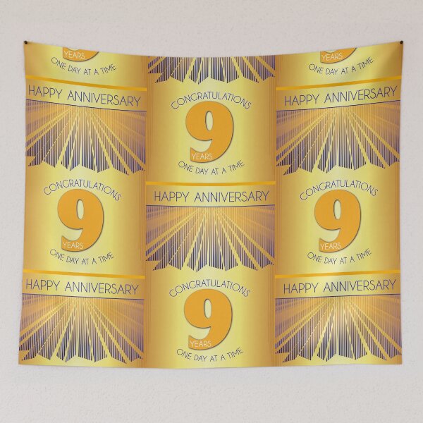 Item preview, 9 Year Golden Ray One Day At A Time Anniversary designed and sold by ApexDesigners.