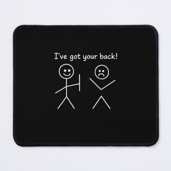 Item preview, I Got Your Back Stick Figure Graphic Friendship Novelty Sarcastic Funny T Shirt designed and sold by DailyDrivesct.