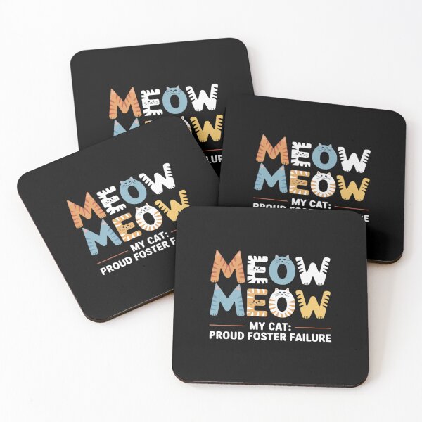 Item preview, Cat Adoption, Meow, My Cat Proud Foster Failure designed and sold by BiellaSar.