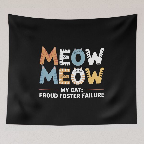 Item preview, Cat Adoption, Meow, My Cat Proud Foster Failure designed and sold by BiellaSar.