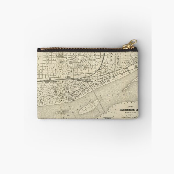 Item preview, Map of Harrisburg, Pennsylvania (1884) designed and sold by allhistory.
