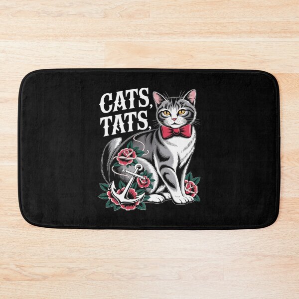 Item preview, Cat And Tats Funny Cat Tattoo Lover designed and sold by BiellaSar.