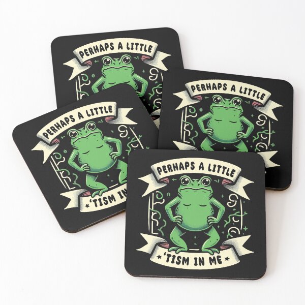 Item preview, Perhaps A Little 'Tism In Me // Funny Autistic Frog designed and sold by Scaryzz.