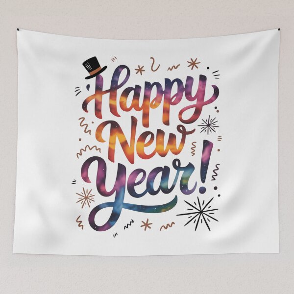 Item preview, Boho Happy New Year designed and sold by PunkNation-Arts.