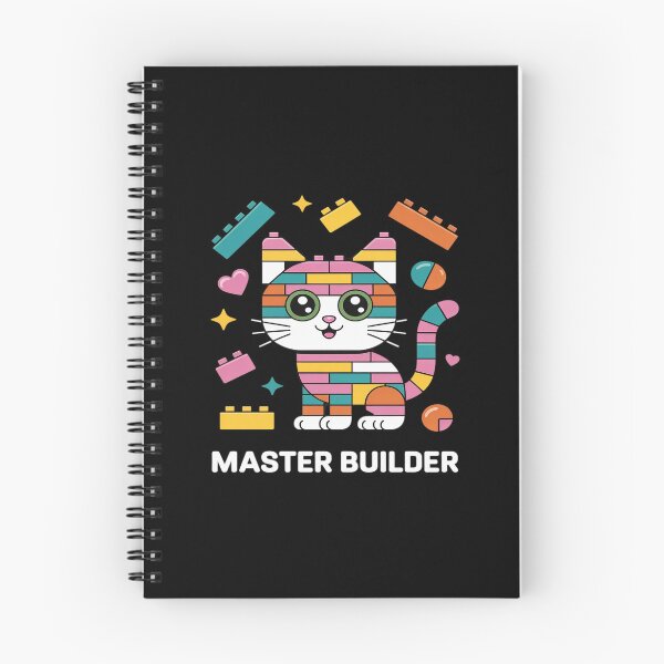 Item preview, Cat Brick Building Blocks Master Builder Cat Lover Kitten designed and sold by BiellaSar.