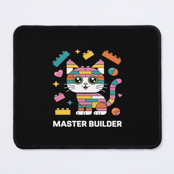 Item preview, Cat Brick Building Blocks Master Builder Cat Lover Kitten designed and sold by BiellaSar.