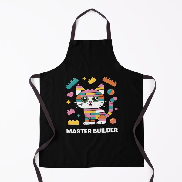 Item preview, Cat Brick Building Blocks Master Builder Cat Lover Kitten designed and sold by BiellaSar.