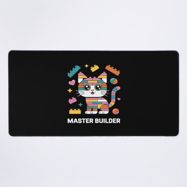 Item preview, Cat Brick Building Blocks Master Builder Cat Lover Kitten designed and sold by BiellaSar.