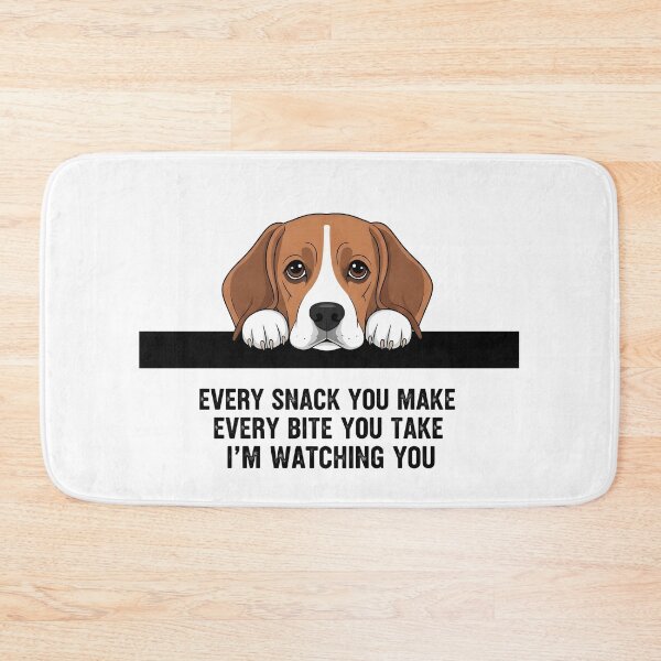 Item preview, Funny Beagle Dog Watching You – Cute Pet Meme Quote for Dog Lovers and Foodies designed and sold by MegzDesign.