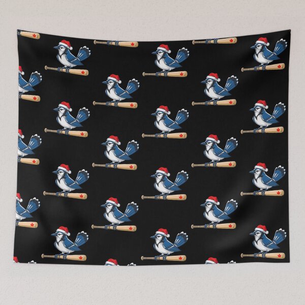 Item preview, Christmas Blue Jays designed and sold by Roy & Tiffany.