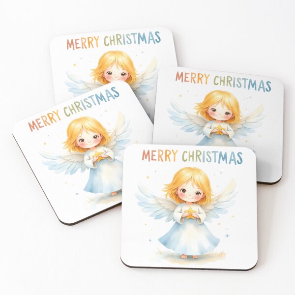 Item preview, Merry Christmas Angel with golden hair designed and sold by BDLdesigns.