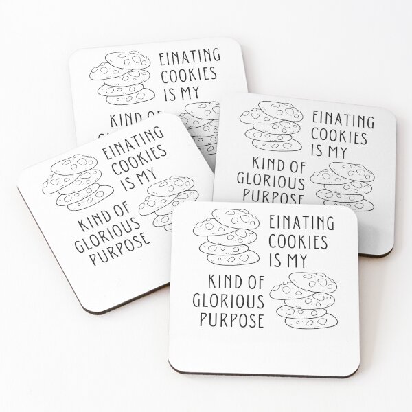 Item preview, EATING COOKIES IS MY KIND OF GLORIOUS PURPOSE designed and sold by darshants.