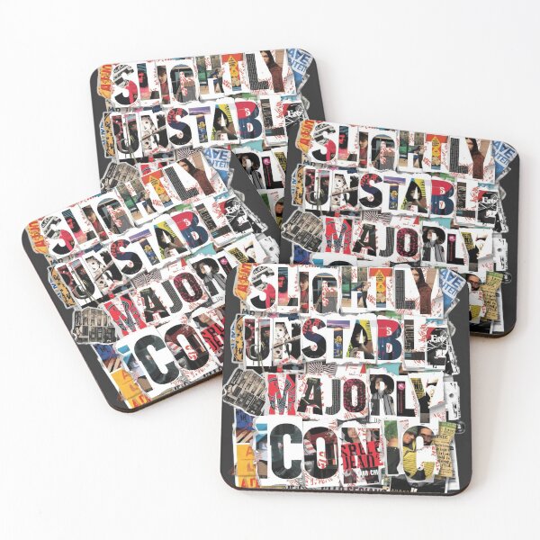 Item preview, Slightly Unstable, Majorly Iconic designed and sold by ConfuseLab Alt.