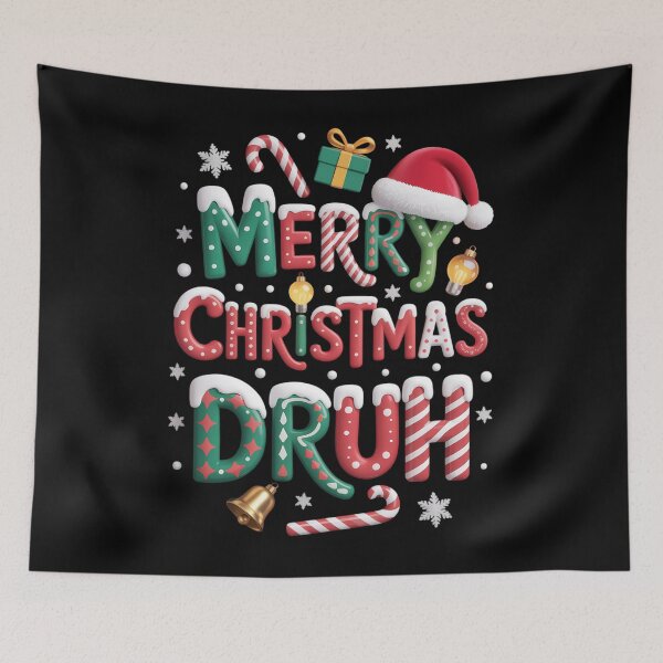 Item preview, Bruh Meme Saying Bro Greeting Christmas designed and sold by PunkNation-Arts.