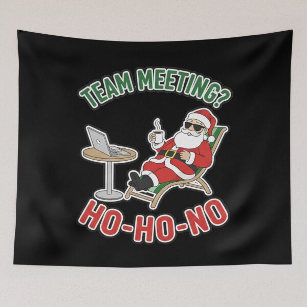 Item preview, Team Meeting Ho Ho No Funny Office Christmas Tee For Work Holiday Party designed and sold by 519xdesign.
