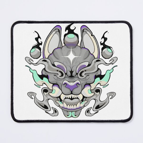 Item preview, Neon Fox/Wolf Mask and Vaporwave designed and sold by Fiki Star.