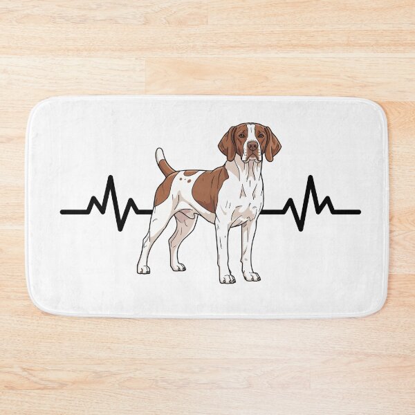 Item preview, Braque du Bourbonnais Heartbeat designed and sold by TheAnimalZ00.