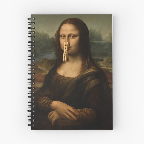 Item preview, Clothespin Mona Lisa designed and sold by LanaMeyers.