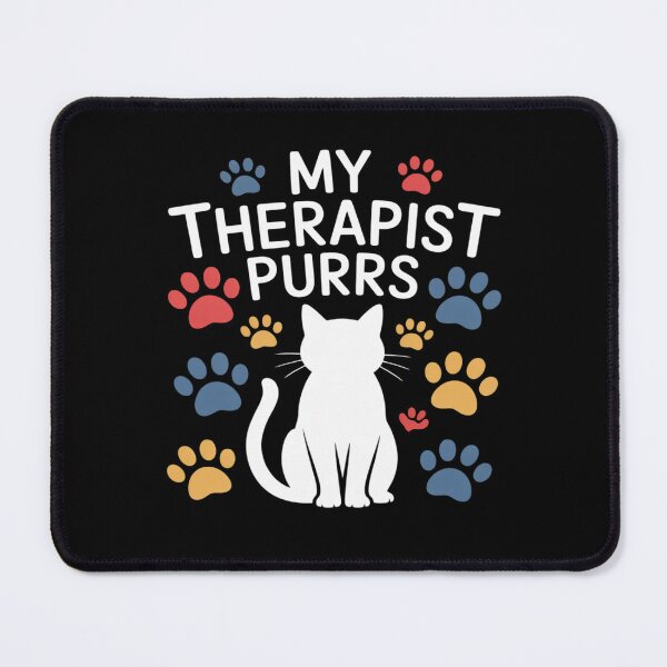 Item preview, Cat Mom Cat Dad Cat Lover Therapy Gift designed and sold by August4Laughs25.