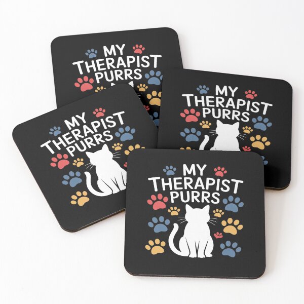 Item preview, Cat Mom Cat Dad Cat Lover Therapy Gift designed and sold by August4Laughs25.