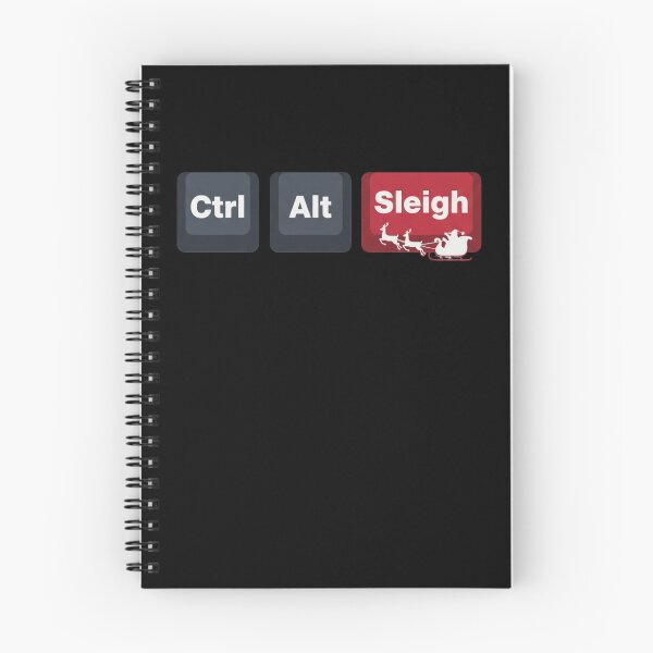 Item preview, Ctrl Alt Sleigh Funny Tech Christmas Tee For Coders Gamers And IT Lovers designed and sold by 519xdesign.