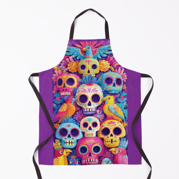 Item preview, Alebrije Spirits – Colorful Skulls for Day of the Dead designed and sold by TicoTuftCR.
