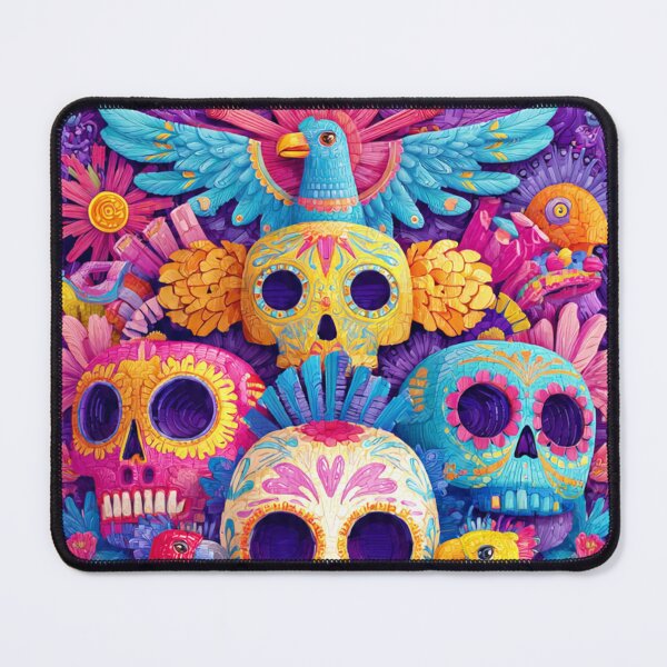 Item preview, Alebrije Spirits – Colorful Skulls for Day of the Dead designed and sold by TicoTuftCR.