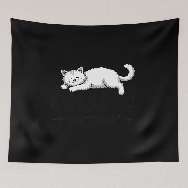 Item preview, Cat Nope Funny Lazy designed and sold by August4Laughs25.