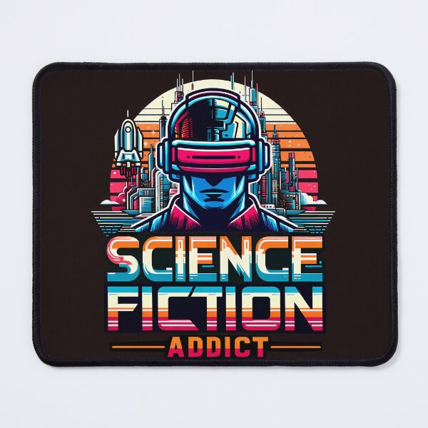 Item preview, Science fiction addict, typography designed and sold by maxmaj.