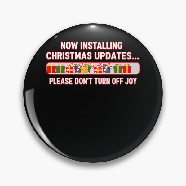 Item preview, Now Installing Christmas Updates Funny Tech Holiday Tee For IT And Office Workers designed and sold by 519xdesign.