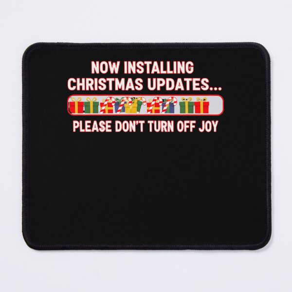 Item preview, Now Installing Christmas Updates Funny Tech Holiday Tee For IT And Office Workers designed and sold by 519xdesign.