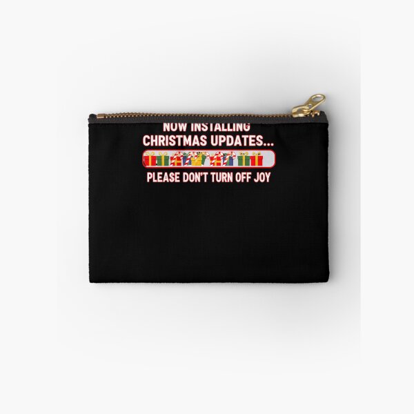 Item preview, Now Installing Christmas Updates Funny Tech Holiday Tee For IT And Office Workers designed and sold by 519xdesign.