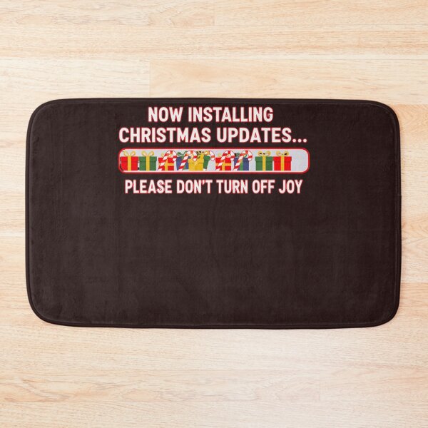 Item preview, Now Installing Christmas Updates Funny Tech Holiday Tee For IT And Office Workers designed and sold by 519xdesign.