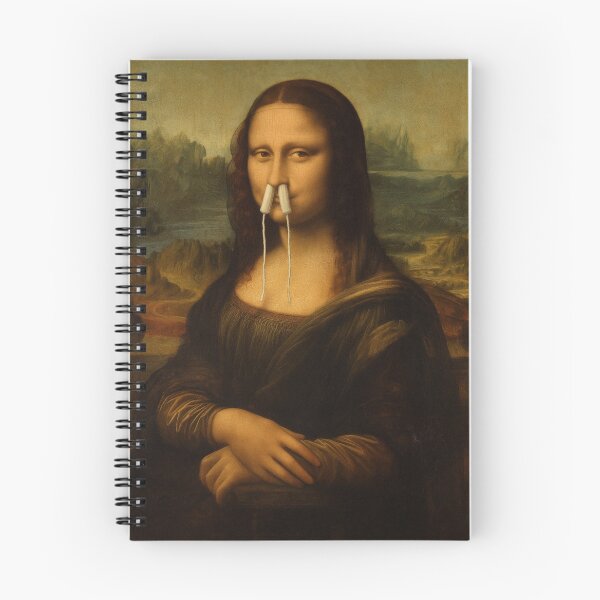 Item preview, Funny Mona Lisa Tampon Nose designed and sold by LanaMeyers.
