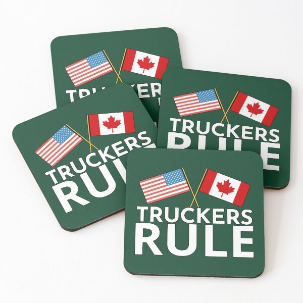 Item preview, American And Canadian Trucker Rule - Freedom Convoy 2022 Oversized  designed and sold by Anticarnistqaz.