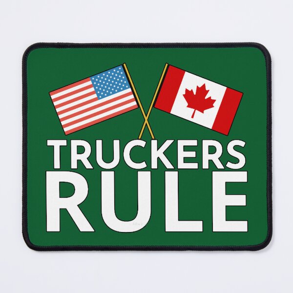 Item preview, American And Canadian Trucker Rule - Freedom Convoy 2022 Oversized designed and sold by Anticarnistqaz.