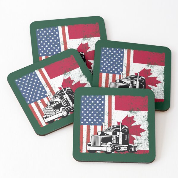 Item preview, American Trucker Canadian Truck Truck Driver Freedom Convoy Gear designed and sold by Anticarnistqaz.