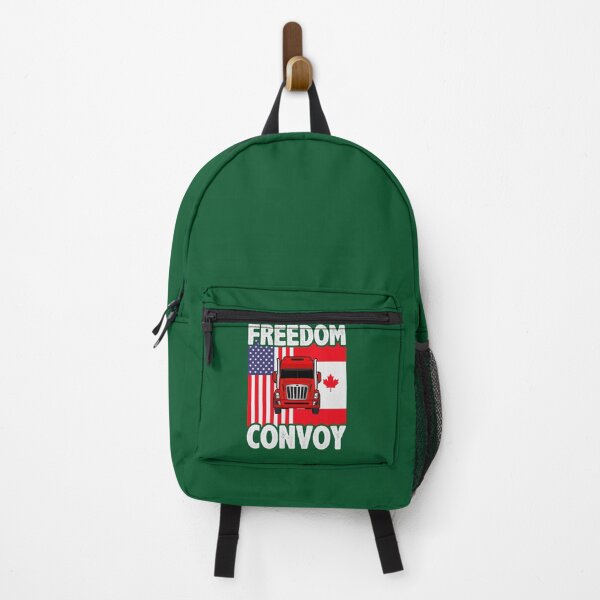 Item preview, Canadian And USA Flag Trucking Freedom Convoy T Shirt designed and sold by Anticarnistqaz.
